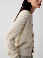 Shaker-Stitch Cardigan