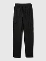 Mid Rise Twill Cargo Pants