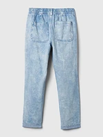 Mid Rise Easy Denim Utility Jeans