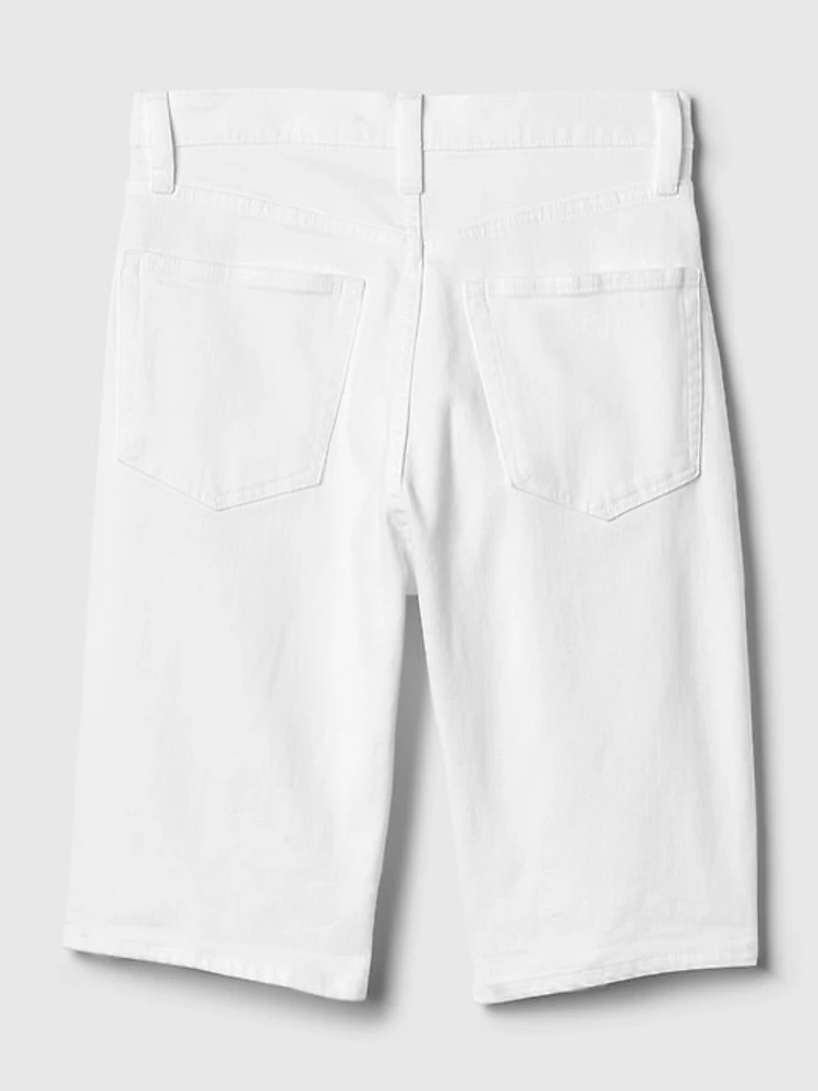 9" High Rise Bermuda Shorts