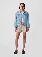 Kids Mid Rise Cargo Shorts