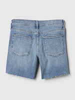 5" Mid Rise Denim Girlfriend Shorts