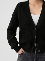 Shaker-Stitch Cardigan