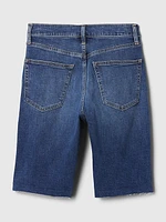 9" High Rise Bermuda Shorts