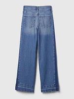 High Rise Stride Wide-Leg Cargo Jeans