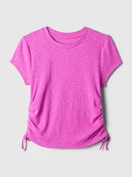 Kids Essential Rib Ruched T-Shirt