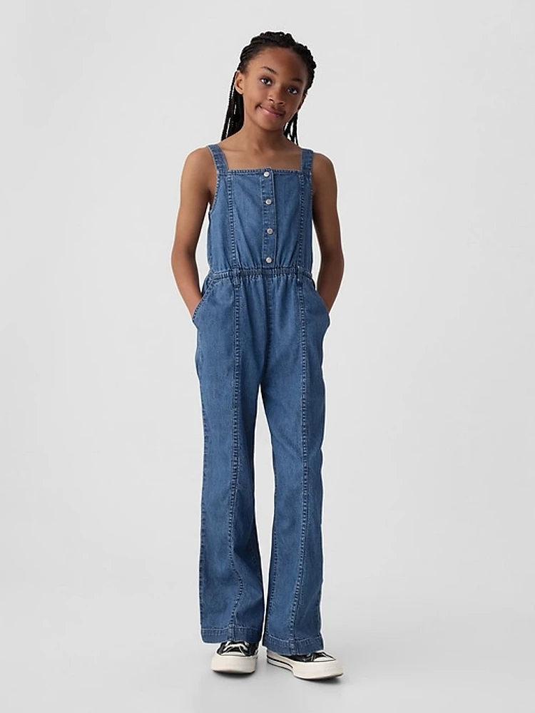 Kids Denim Jumpsuit