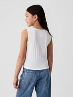 Gap × DÔEN Kids Pointelle Tank Top