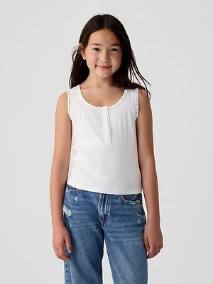 Gap × DÔEN Kids Pointelle Tank Top