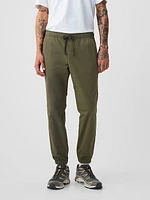 Slim Canvas Joggers with GapFlex