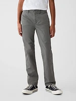 Kids Uniform Straight-Fit Stretch Khakis