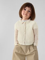 Gap DEN Baby Linen-Blend Cardigan