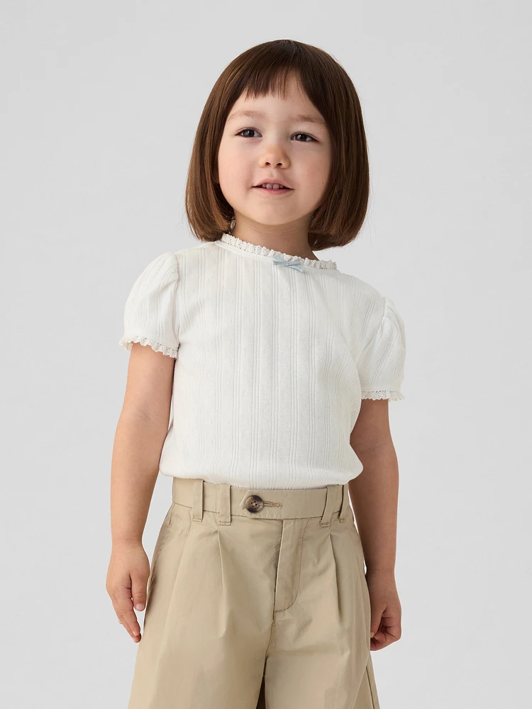 Gap  DEN Baby Pointelle T-Shirt