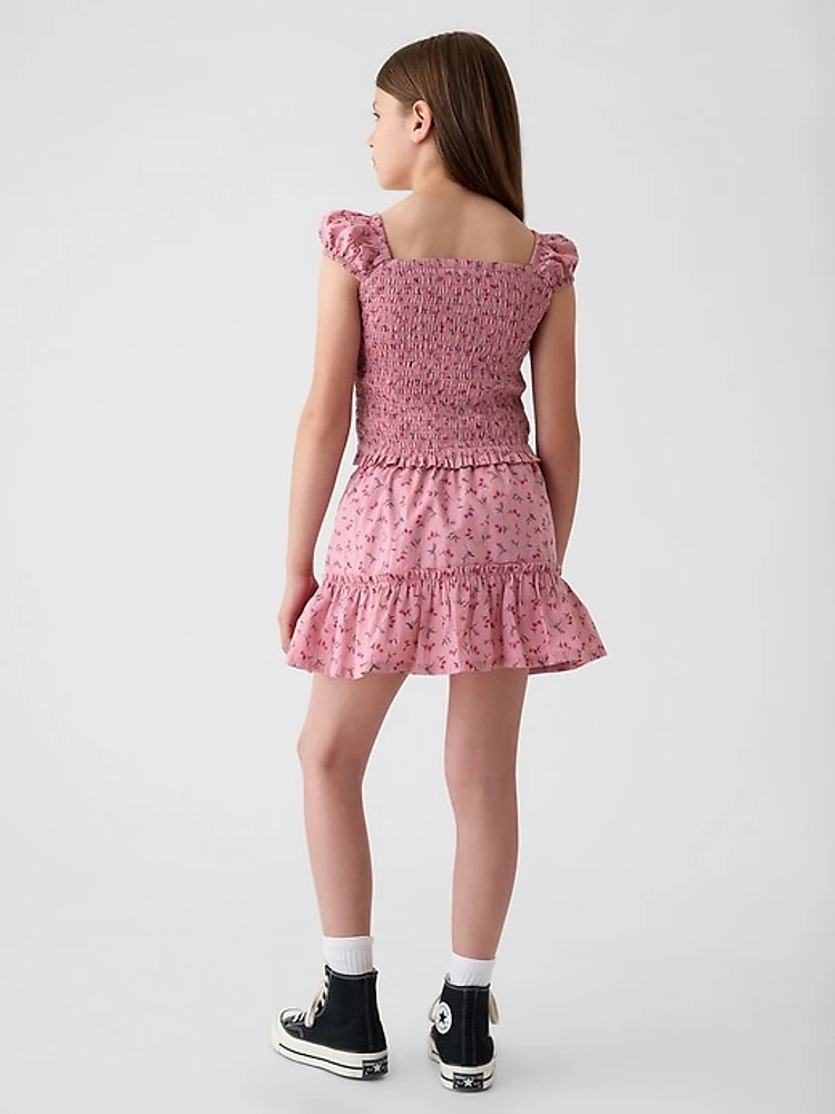 Kids Tiered Skort