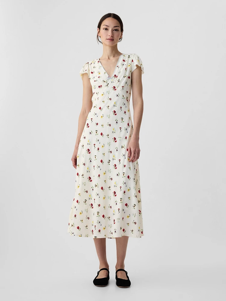 Gap DEN Floral Midi Dress