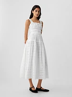 Gap × DÔEN Eyelet Midi Dress