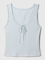 Gap × DÔEN Pointelle Tank Top