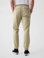 Slim Canvas Joggers with GapFlex