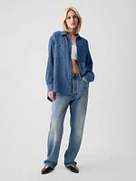 Chambray Denim Big Shirt