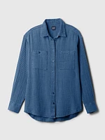 Chambray Denim Big Shirt