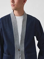 Denim Cardigan Jacket