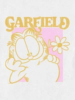 Toddler Garfield Retro Flower Graphic Tee