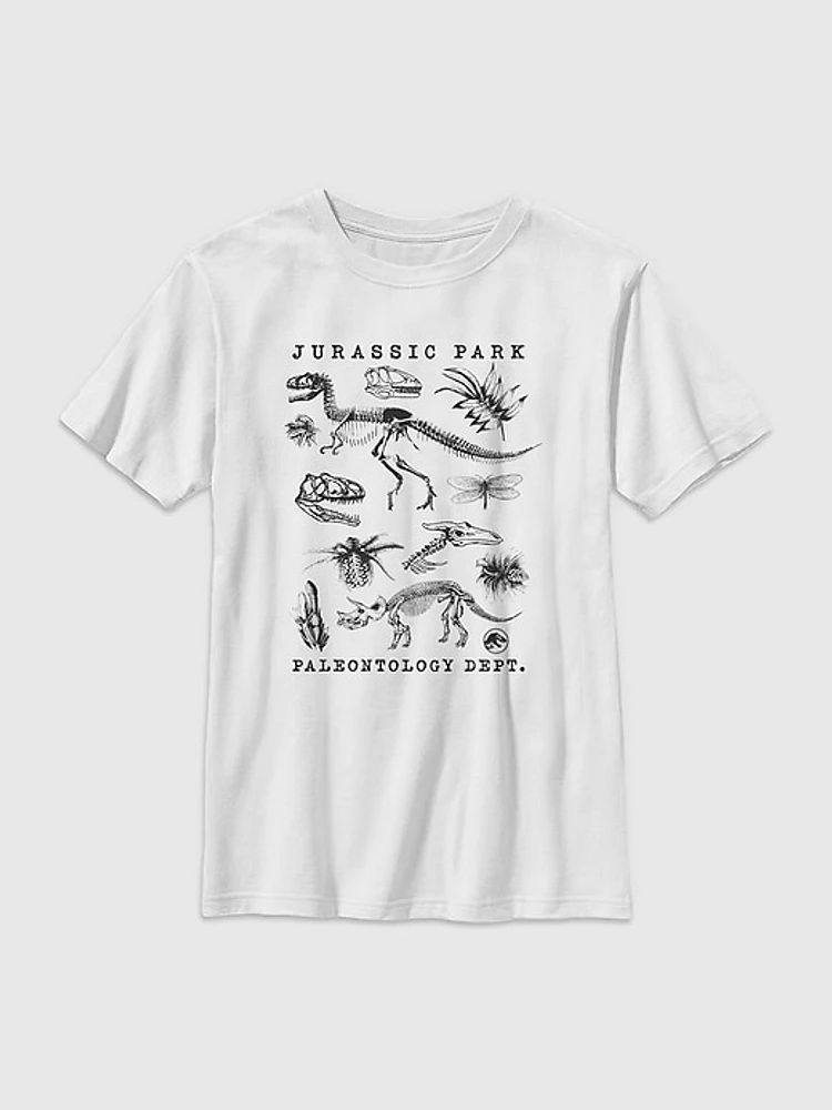 Kids Jurassic Park Flora and Fauna Graphic Tee