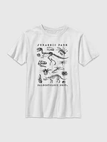 Kids Jurassic Park Flora and Fauna Graphic Tee