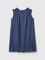 Gap × DÔEN Kids Eyelet Denim Dress