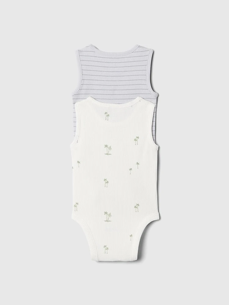 Baby First Favorites Ribbed Tank Bodysuit (2-Pack)