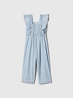 babyGap Flutter Denim Jumpsuit