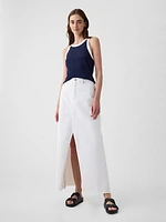 Modern Rib Cropped Halter Top