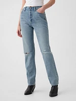 High Rise Rigid '90s Straight Jeans