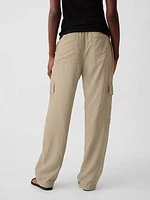 Mid Rise Cargo Pants