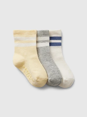 Baby First Favorites Stripe Crew Socks (3-Pack
