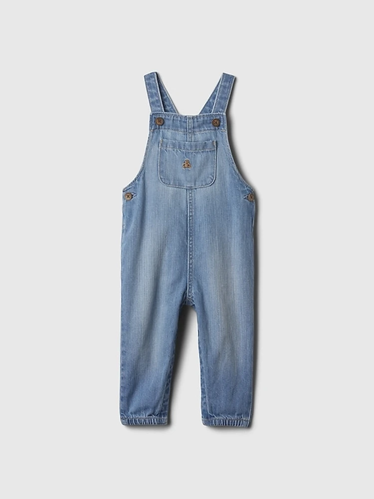 Baby Organic Cotton Denim Overalls