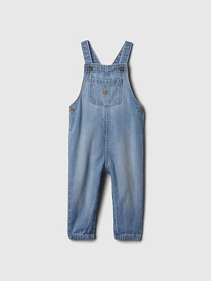 Baby Organic Cotton Denim Overalls