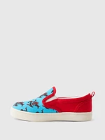 babyGap | Marvel Graphic Slip-On Sneakers