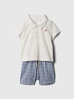 Baby Polo Shirt Outfit Set