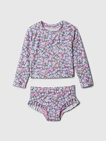 babyGap Print Rash Guard Two-Piece