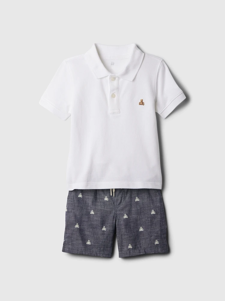 babyGap Polo Shirt Outfit Set