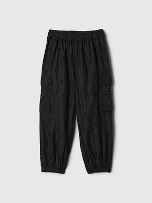 Baby & Toddler Eyelet Cargo Joggers