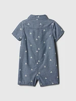 Baby Denim Shorty One-Piece