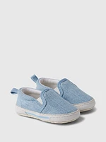 Baby Denim Slip-On Shoes