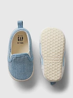 Baby Denim Slip-On Shoes