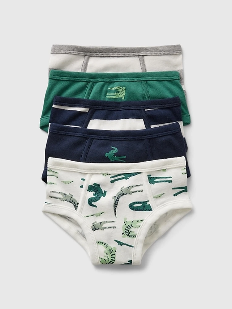 Toddler Organic Cotton Briefs (5-Pack)