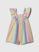 babyGap Crinkle Gauze Flutter Romper