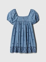 babyGap Embroidered Denim Dress