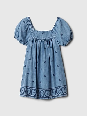 babyGap Embroidered Denim Dress