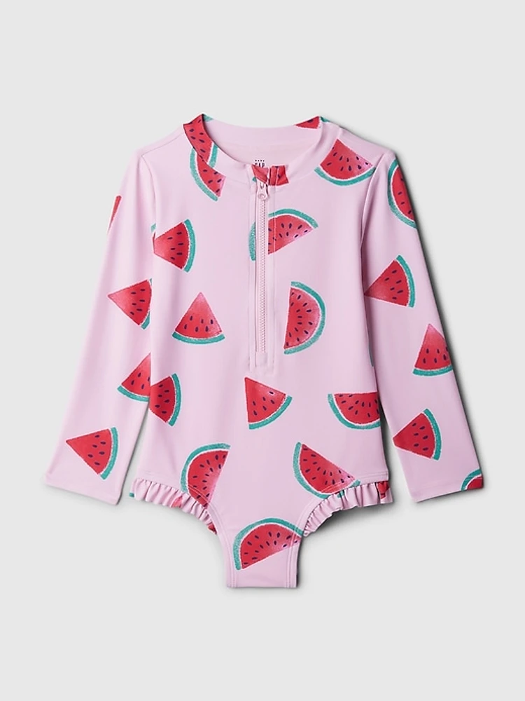 babyGap Zip Swim Rash Guard